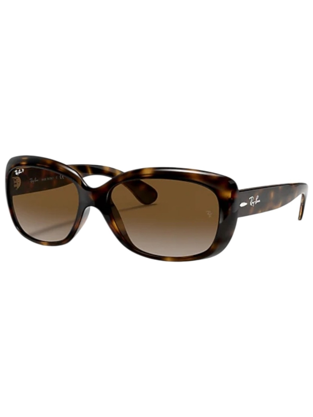 Rayban Women's RB 4101 Jackie Ohh Light Havana Polarized Sunglasses